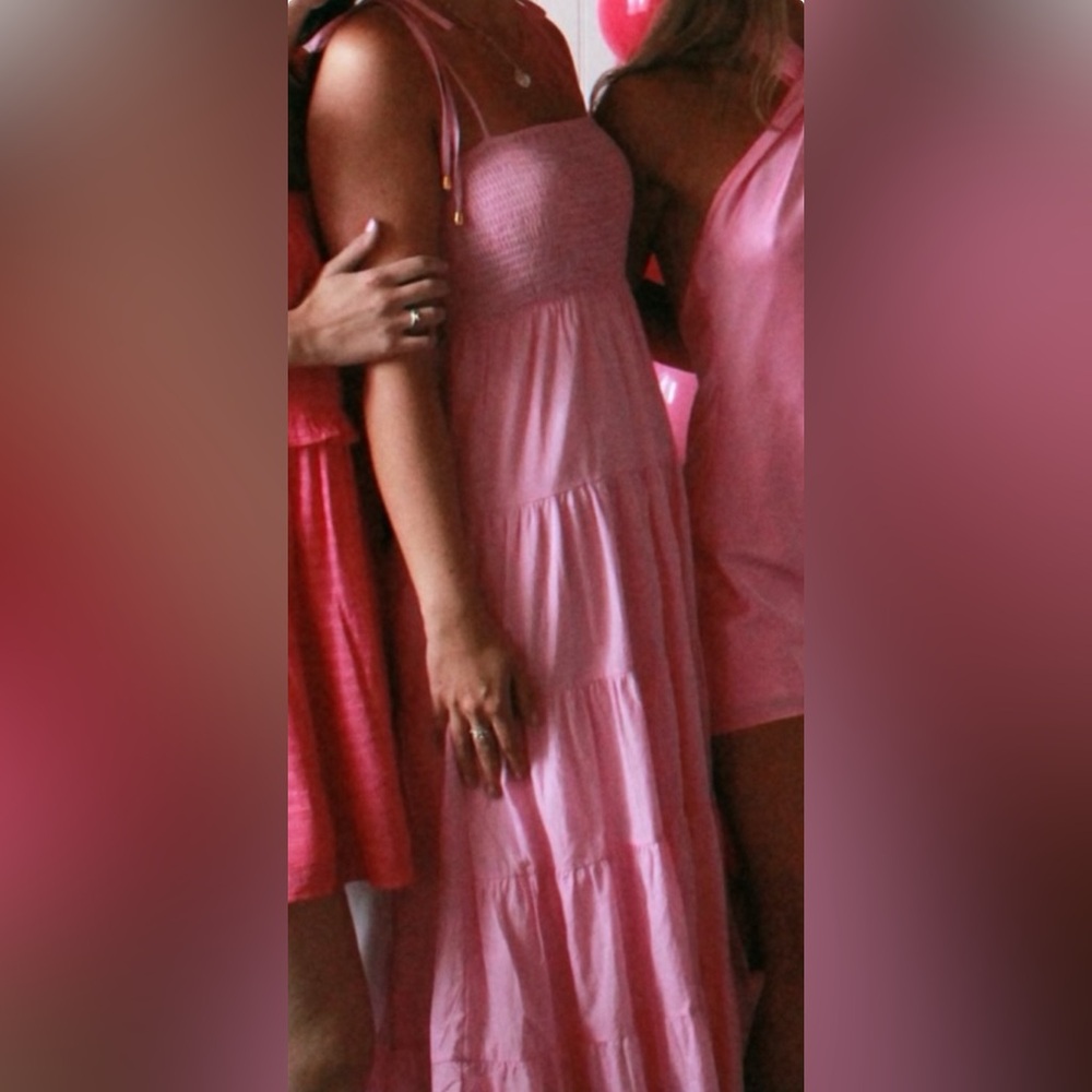 Alter’d State Pink Tiered Dress